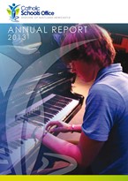 2013 Catholic ϲʿ Annual Report Cover